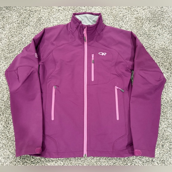Outdoor Research Jackets & Blazers - Outdoor research purple shell jacket, women's size medium